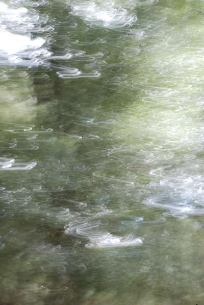 Abstract art, gestual photography : Innerwaters 21(tribute to Monet)
